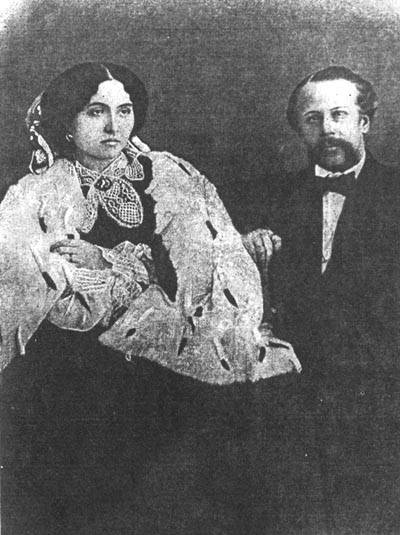Действительный статский советник Н.А. Глассон (1831-1880) с супругой Ульяновск