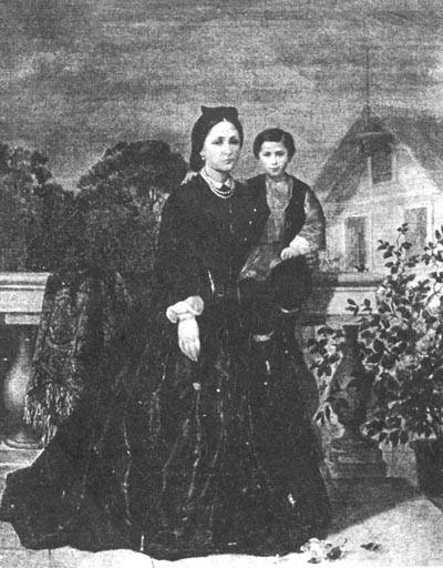 А. А. Родионова (1835-1919) с сыном Ульяновск