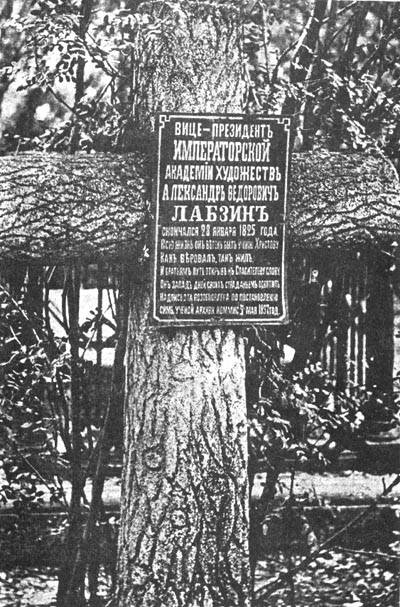 Надгробие на могиле А.Ф. Лабзина Фото Н.С. Петрова начала 1900-х годов Ульяновск