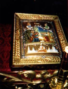 Юбилейная икона Рождества Господа нашего Иисуса Христа, освященная в канун празднования 2000-летия Рождества Христова Ульяновск